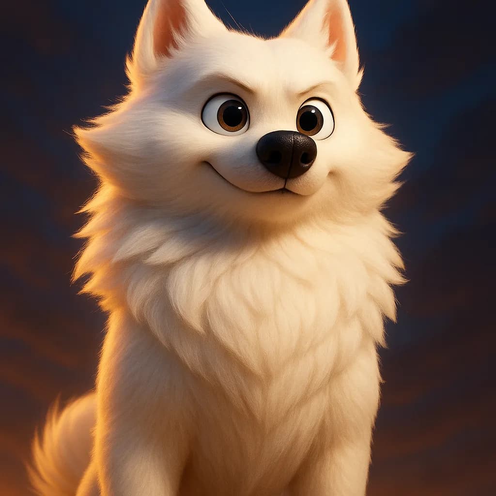 Pet Cartoon AI pet portrait preview