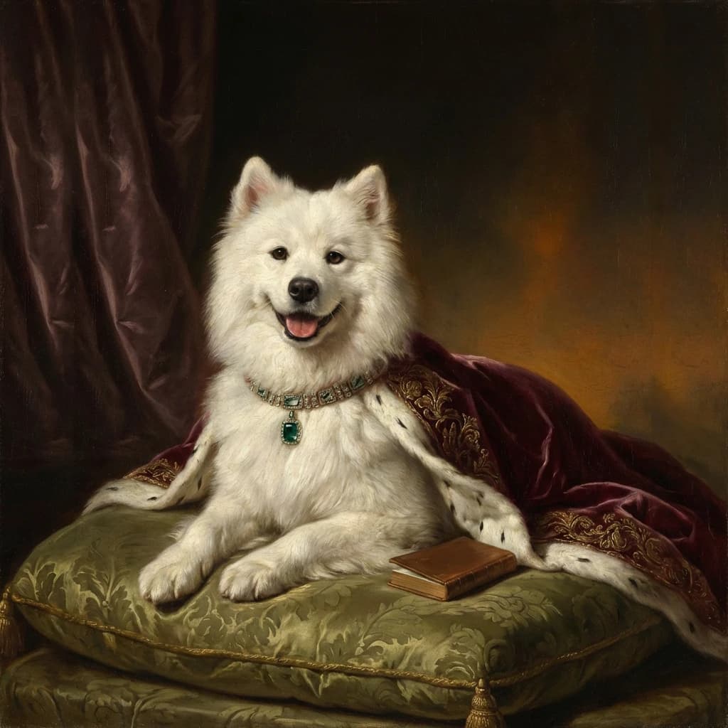 Pet Renaissance pet portrait example 5