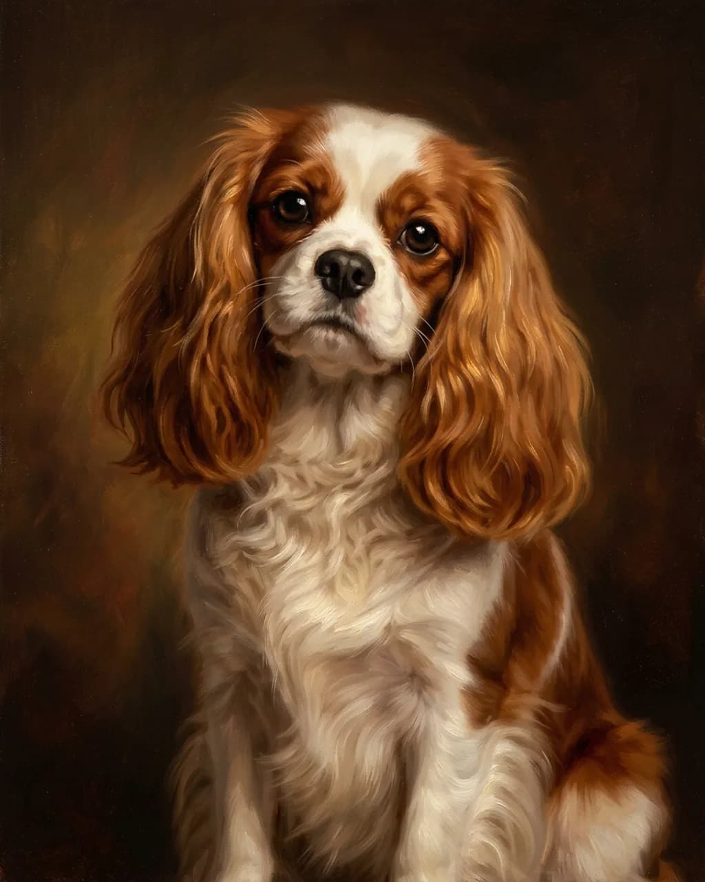 Pet Fine Art AI pet portrait style