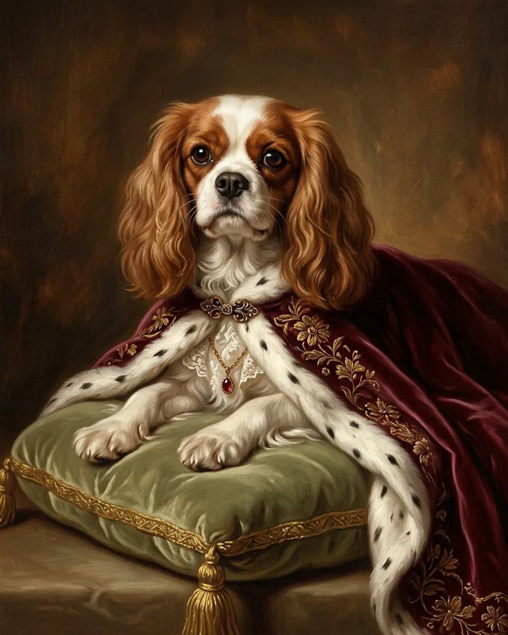 Pet Renaissance AI pet portrait preview